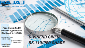 Bajaj holdings dividend