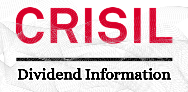 CRISIL dividend 2024